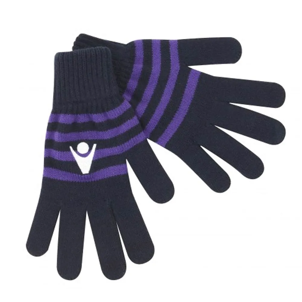 2013-15 Scotland Macron Rugby Winter Wool Gloves (Navy)