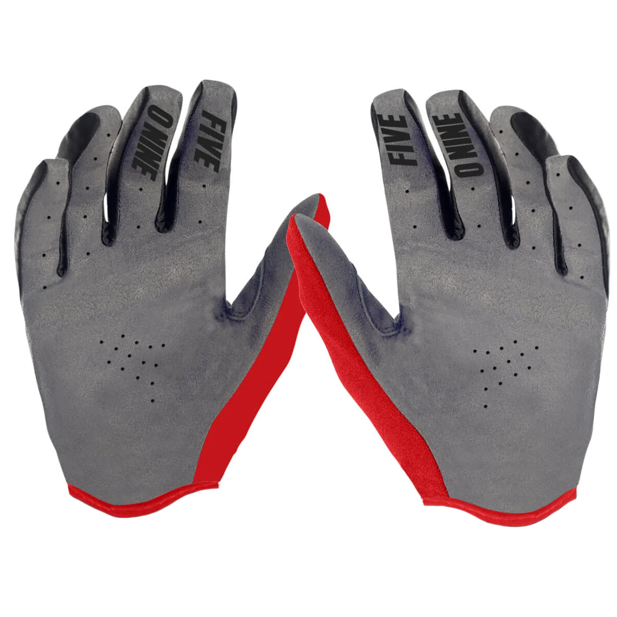 509  4 Low Gloves Clarino Palm Non-Insulated Anti-Slip Lightweight Red