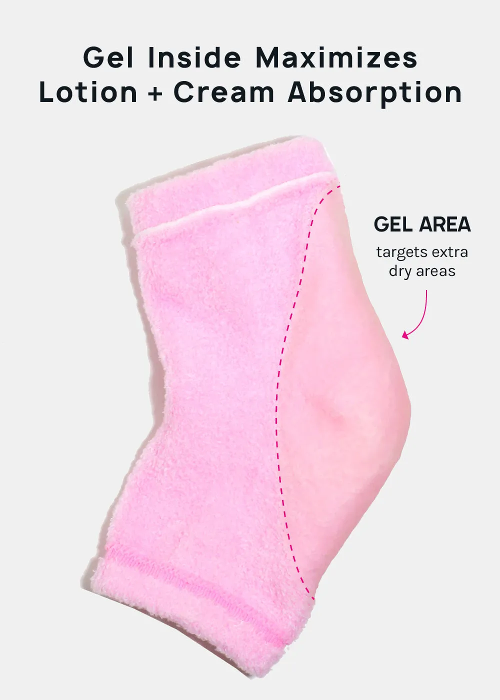 A  Gel Lined Heel and Elbow Spa Cover