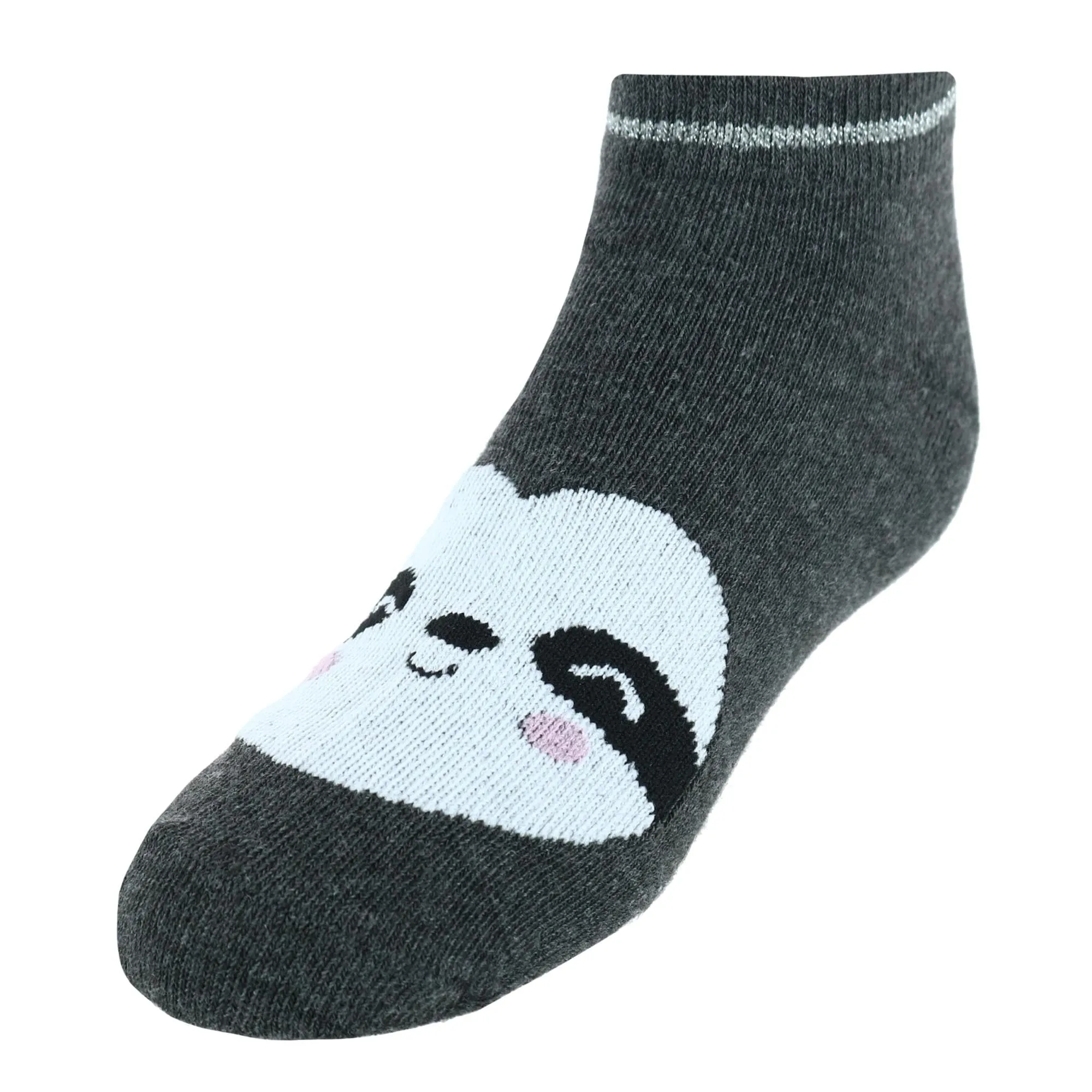 Alexa Rose Teen's No-Show Animal Face Novelty Socks (10 Pack)