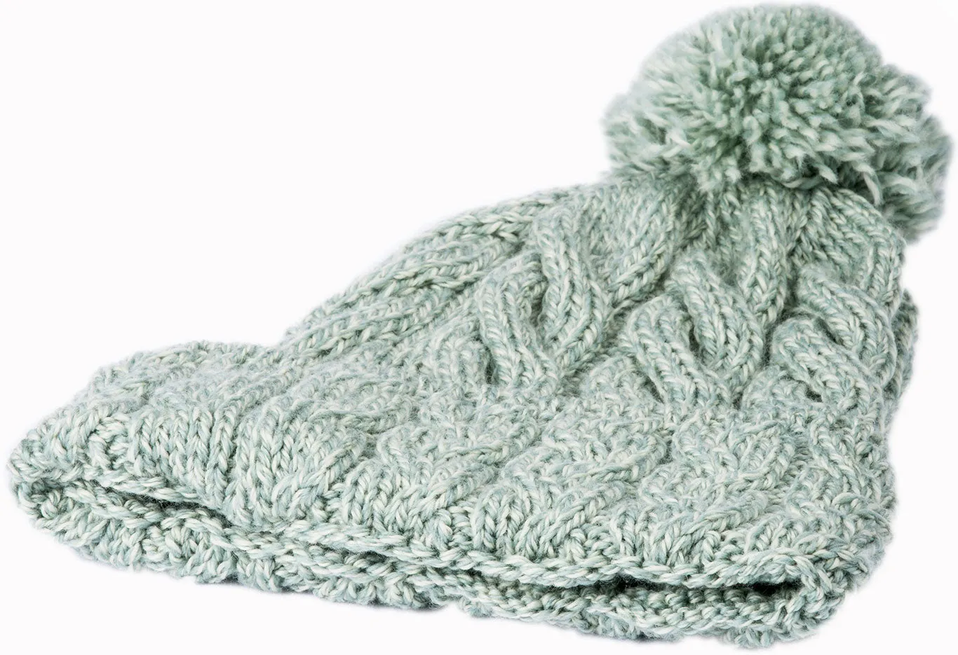 Aran Chunky Knit Bobble Hat