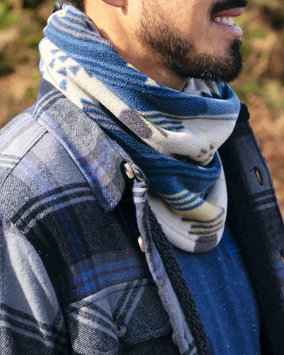 Aztec - Snood - Blue