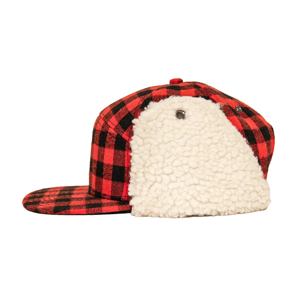 Billed Trapper Hat | Lumberjack Red