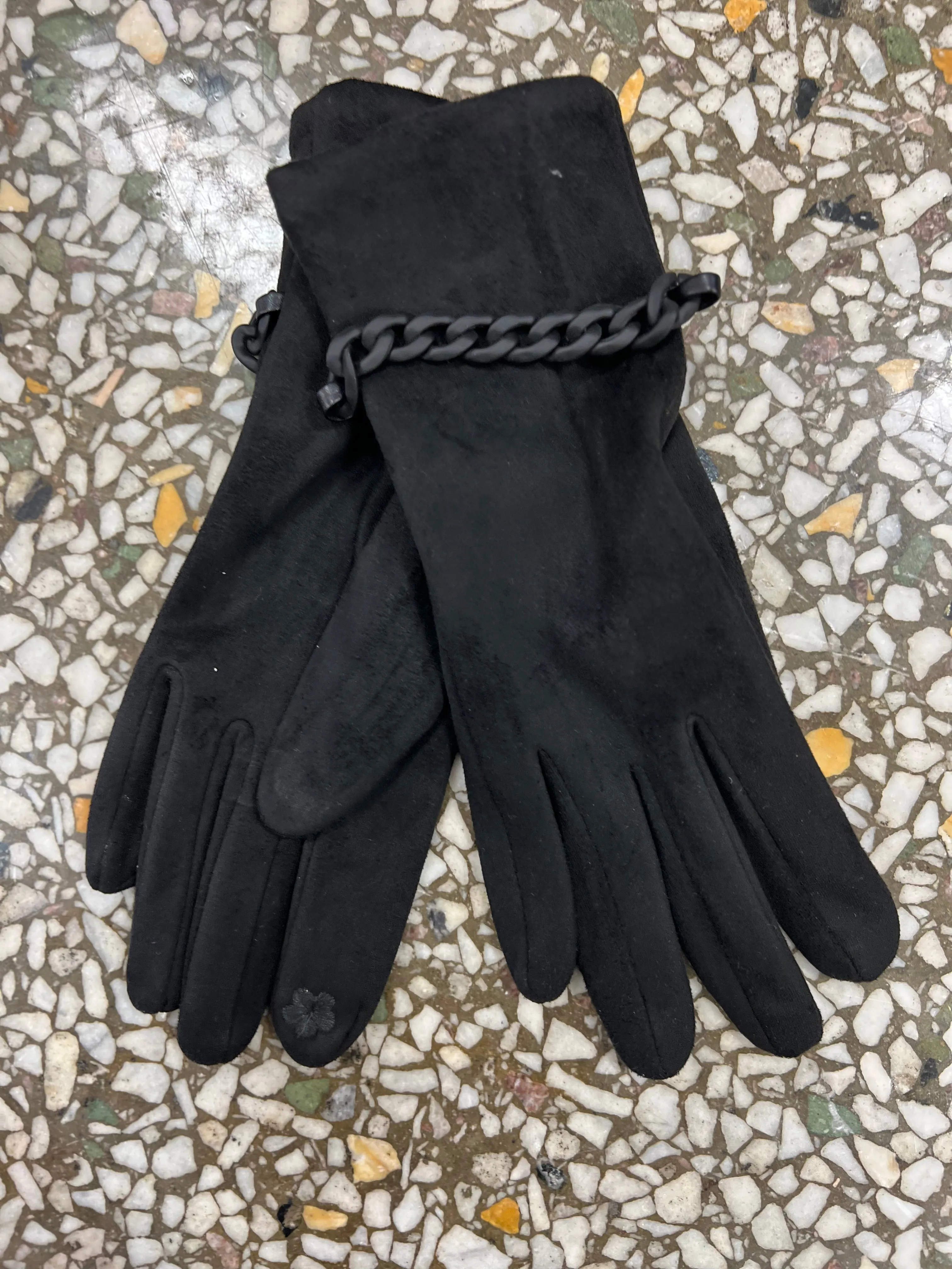 Chain Detail Gloves