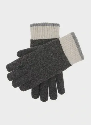 Contrast Cuff Knitted Glove