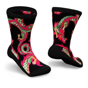 Dragon Non-Binding Diabetic Socks