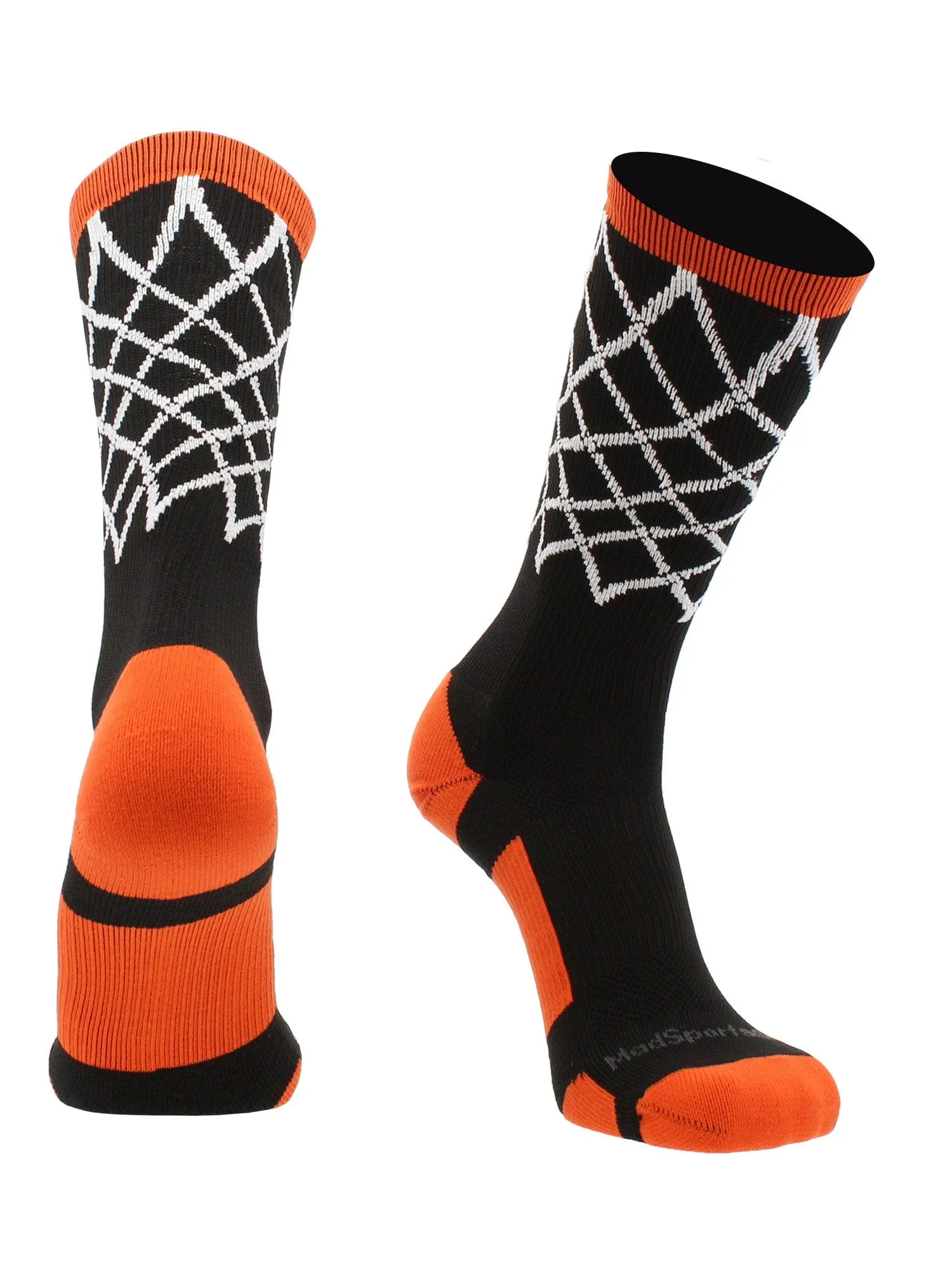 Elite Basketball Socks with Net Crew length - made in the USA