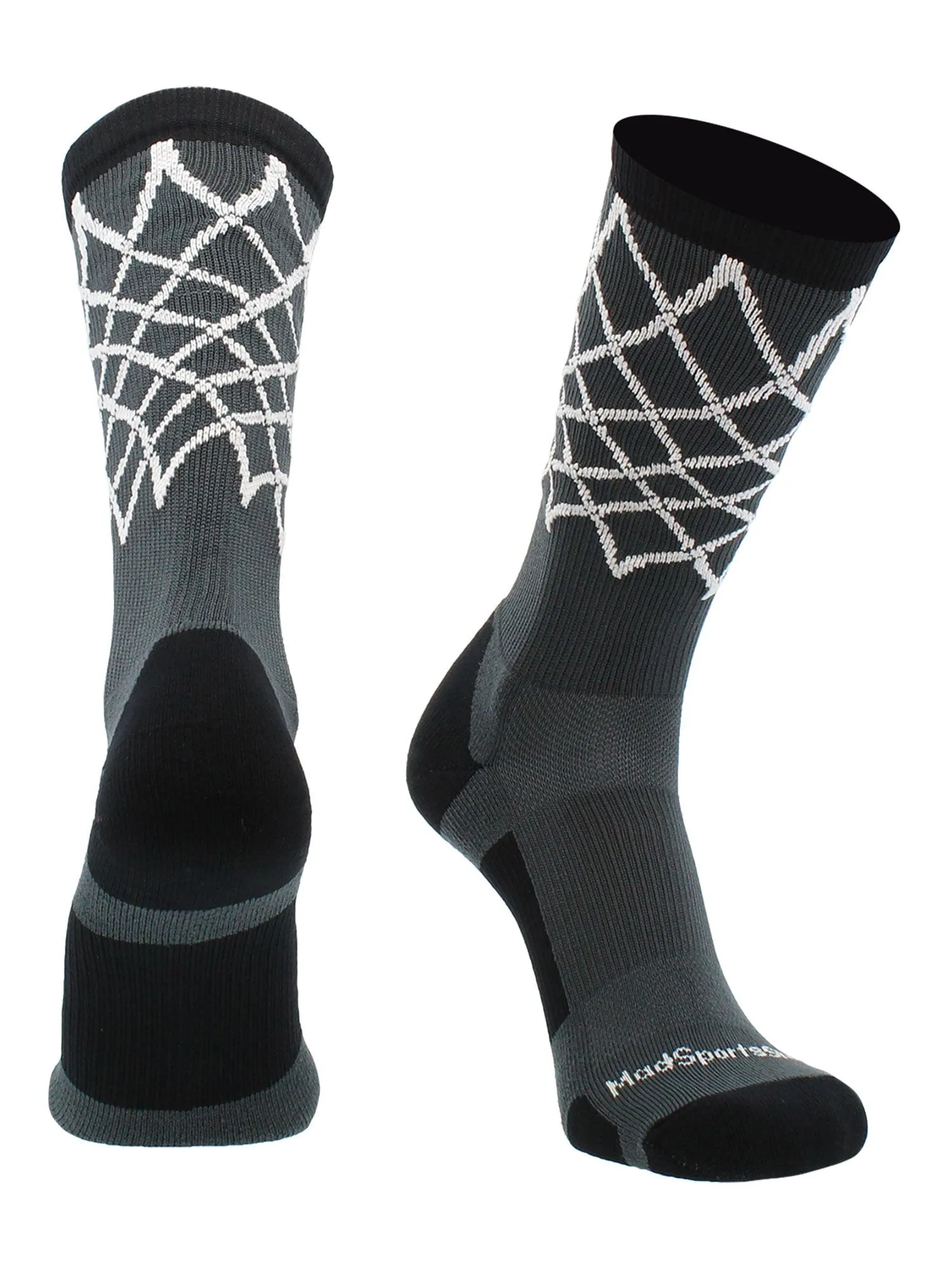 Elite Basketball Socks with Net Crew length - made in the USA