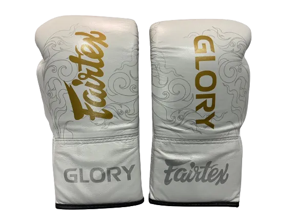 Fairtex Boxing Gloves BGLG3 Lace Up White