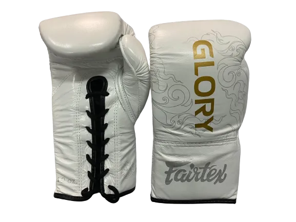 Fairtex Boxing Gloves BGLG3 Lace Up White