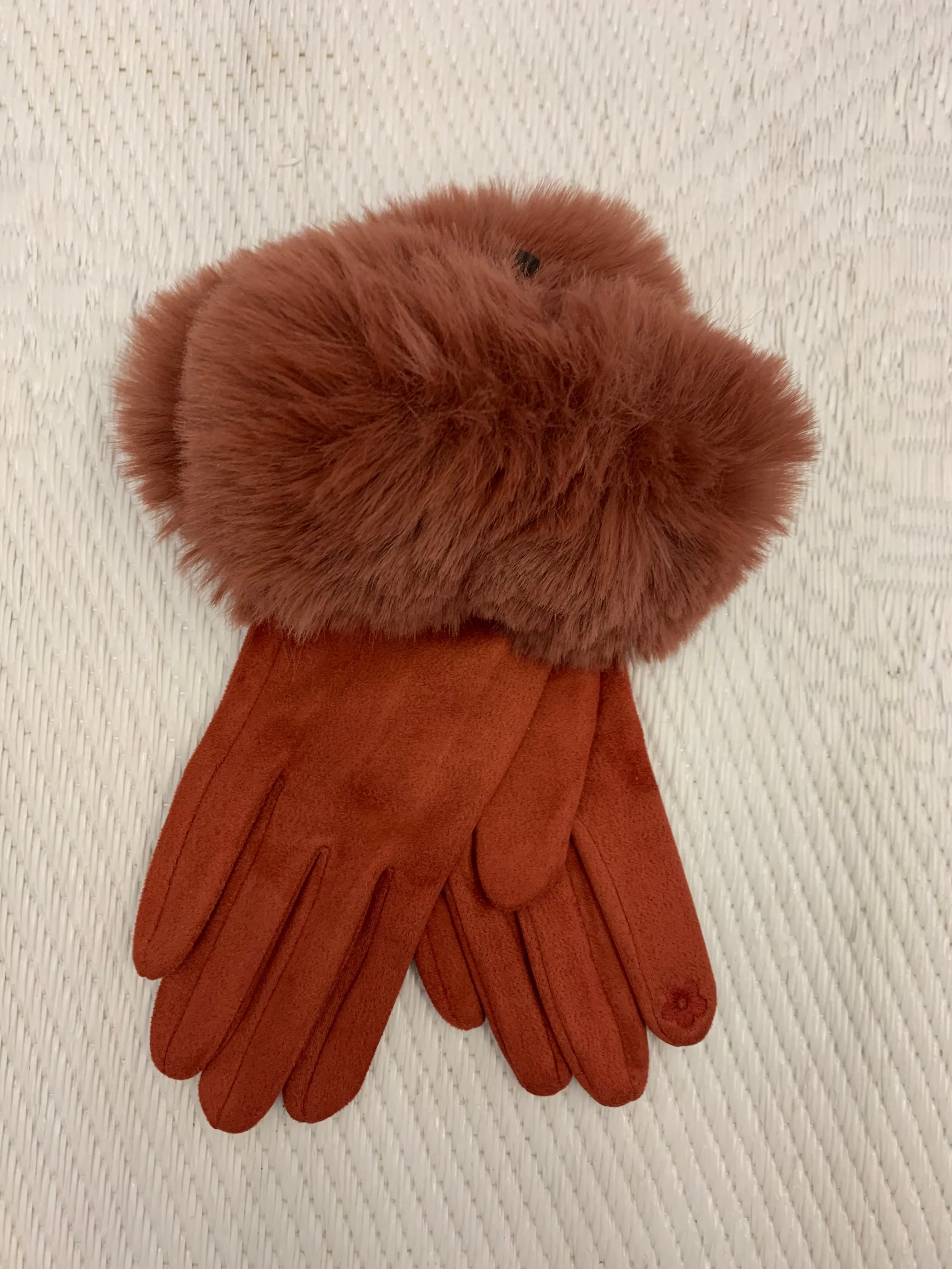 Faux Fur Gloves