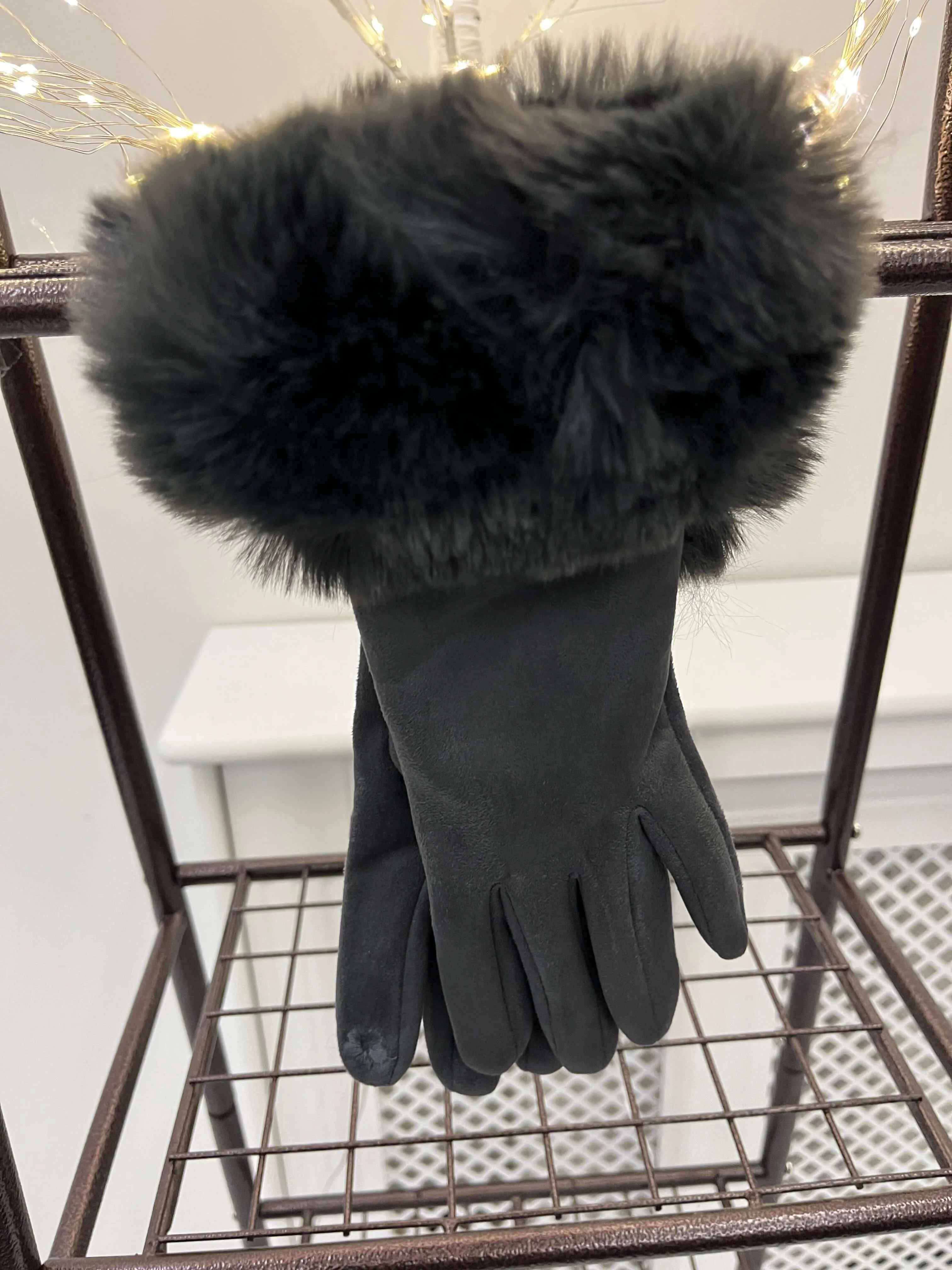 Faux Fur Gloves