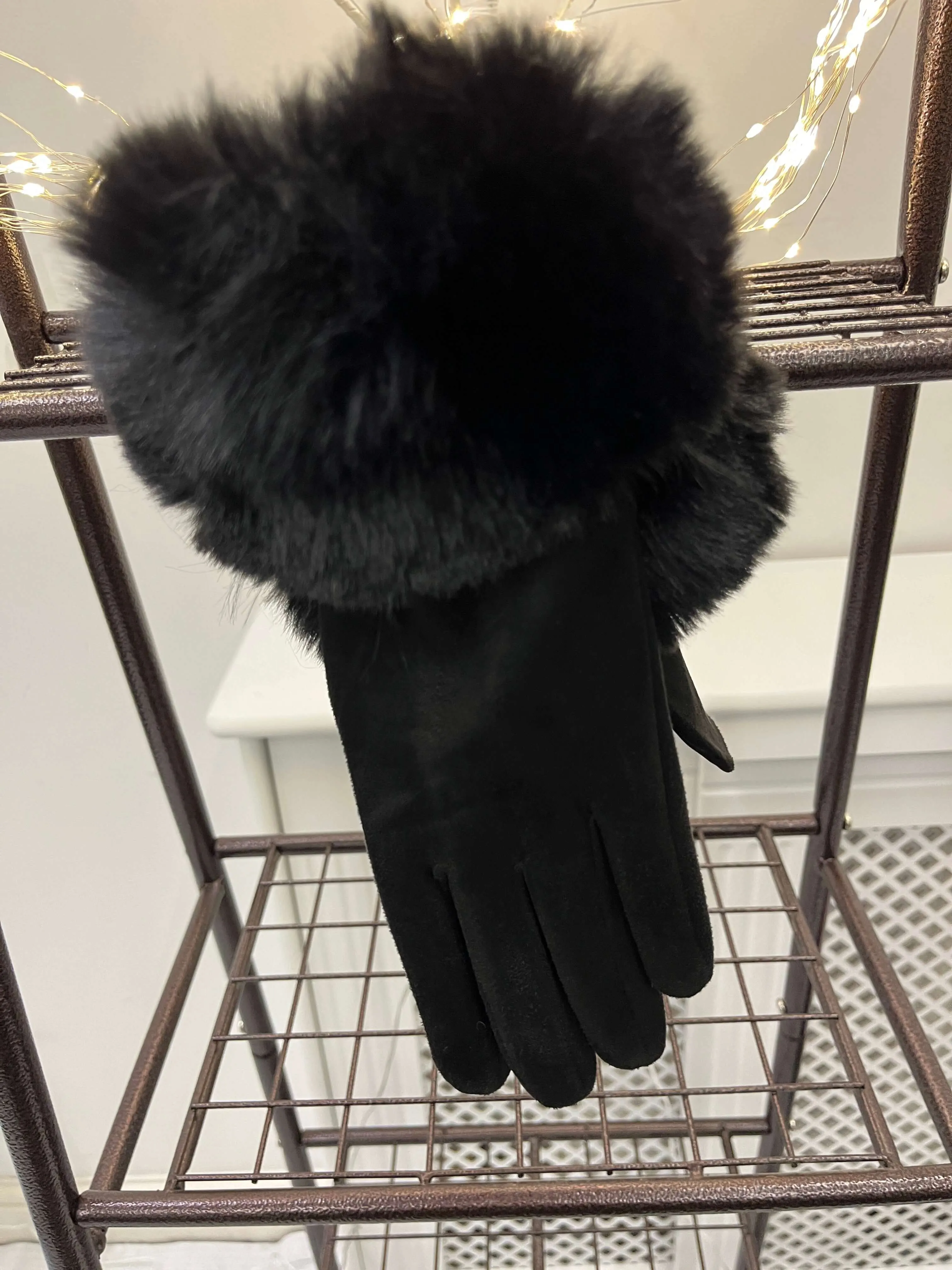 Faux Fur Gloves