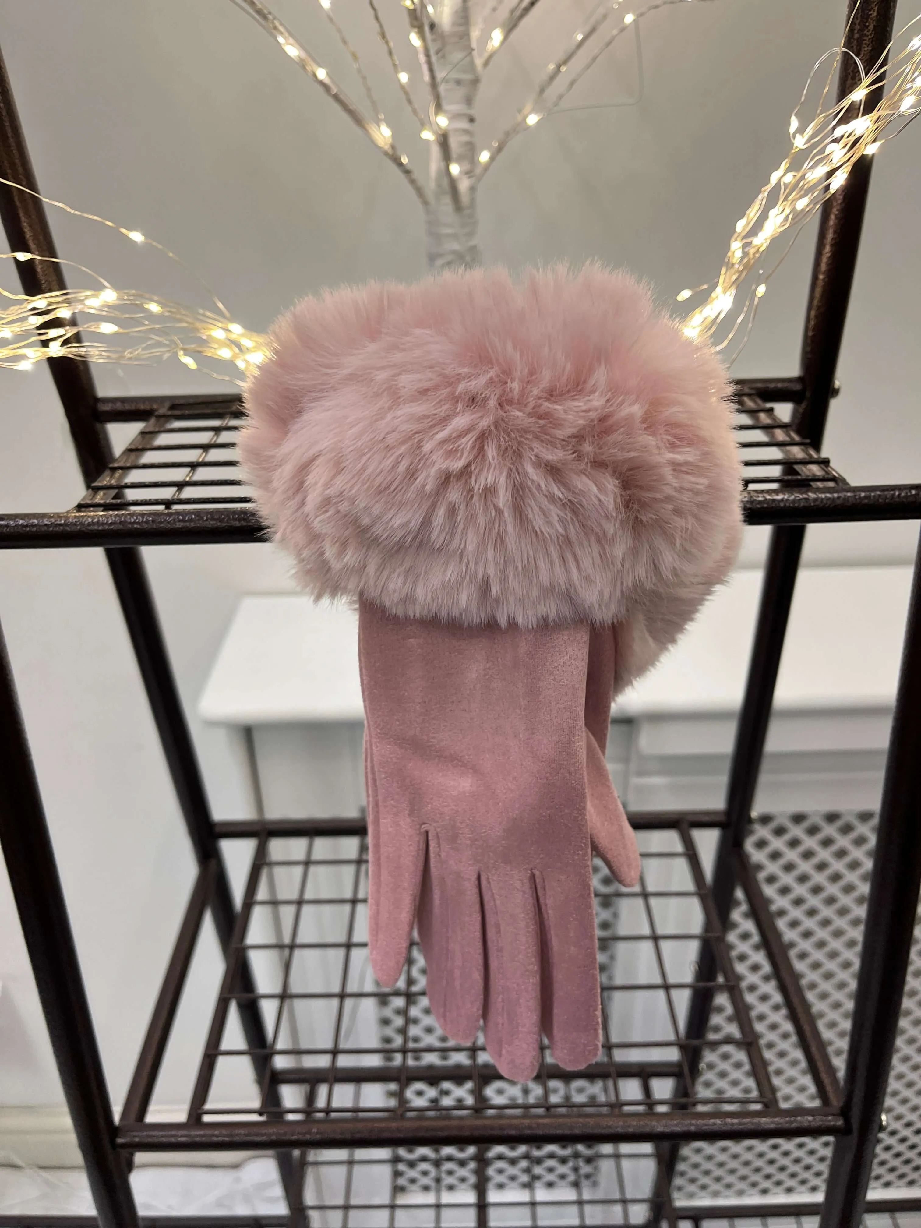 Faux Fur Gloves