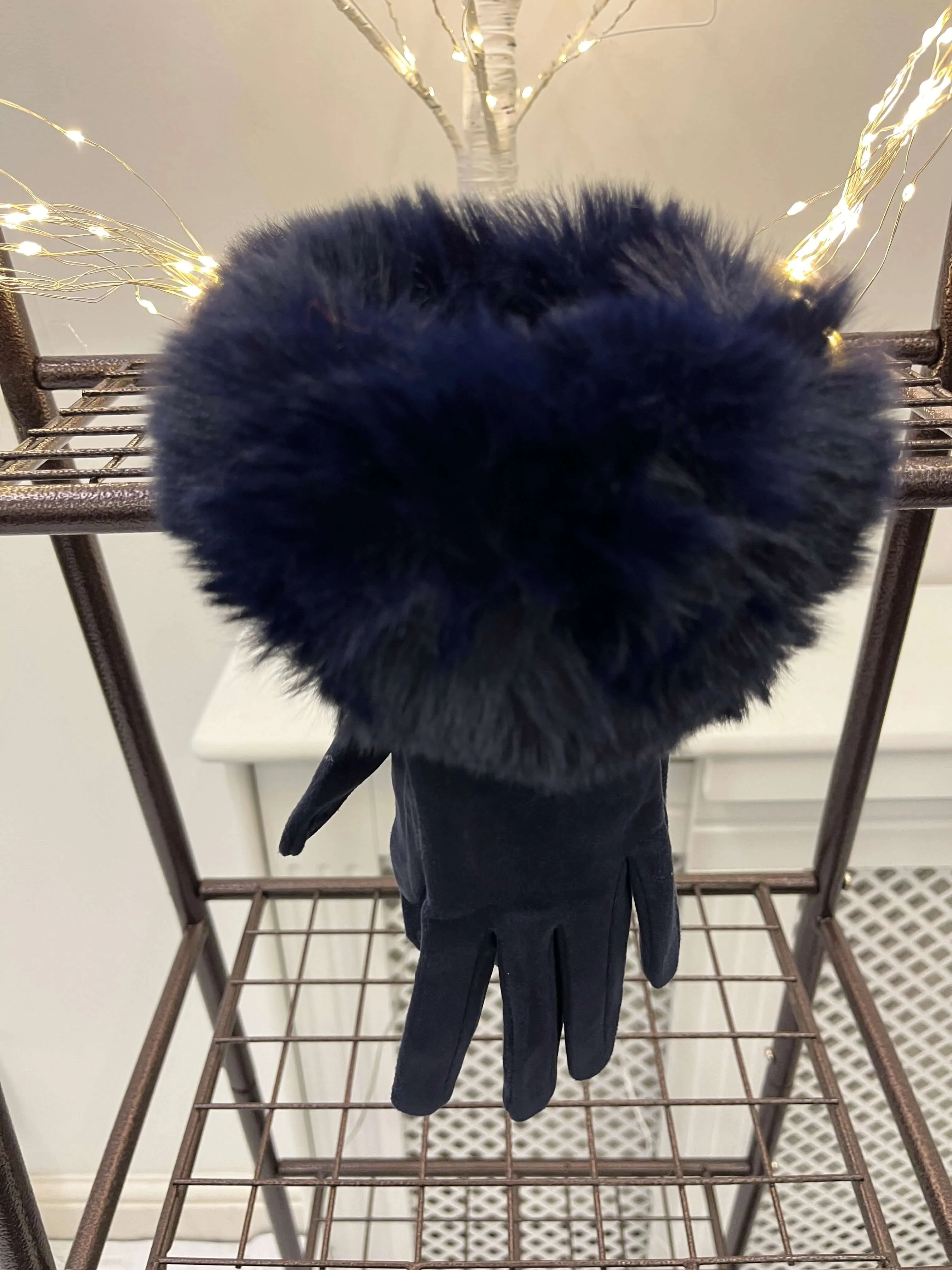 Faux Fur Gloves