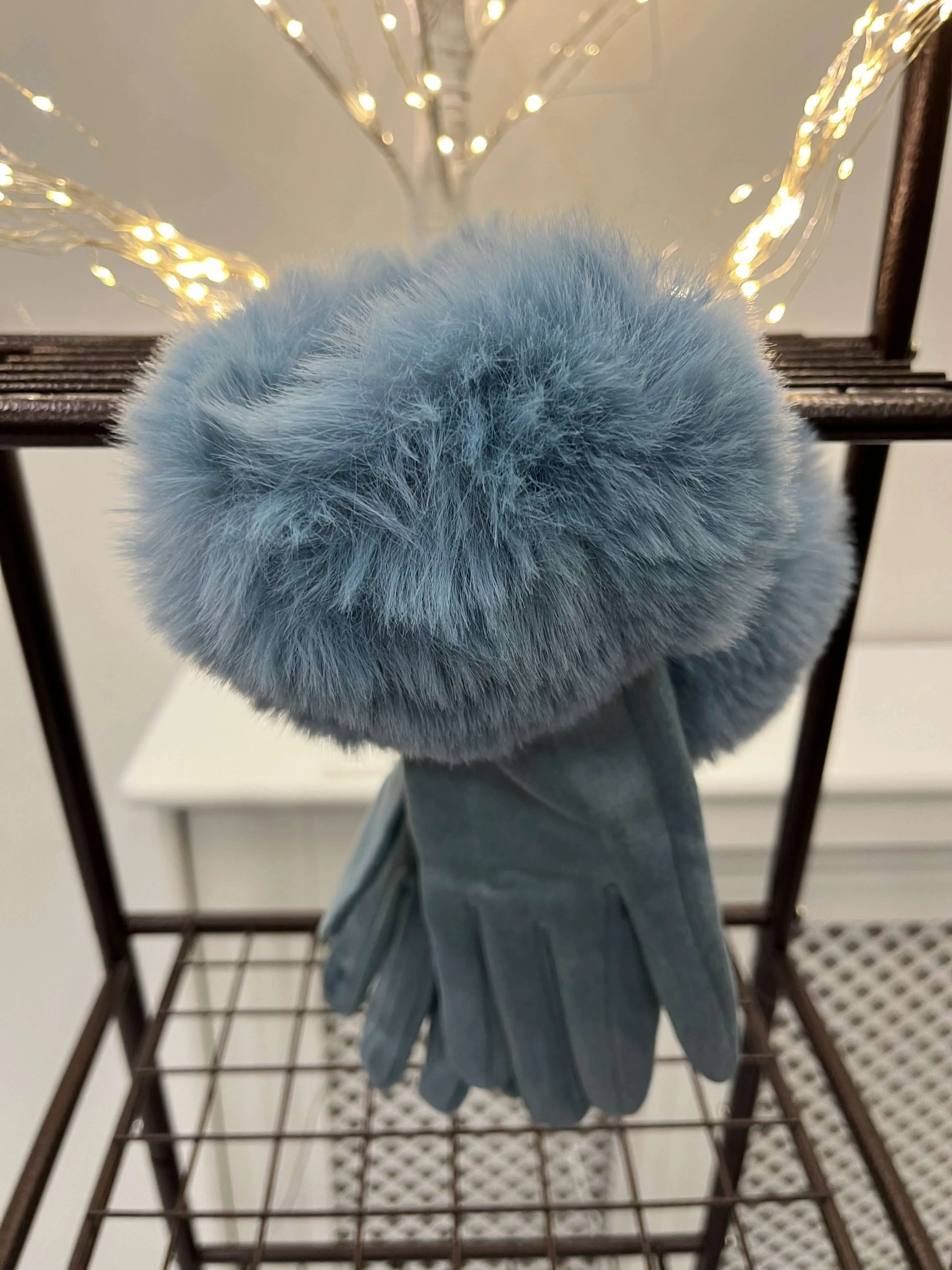 Faux Fur Gloves