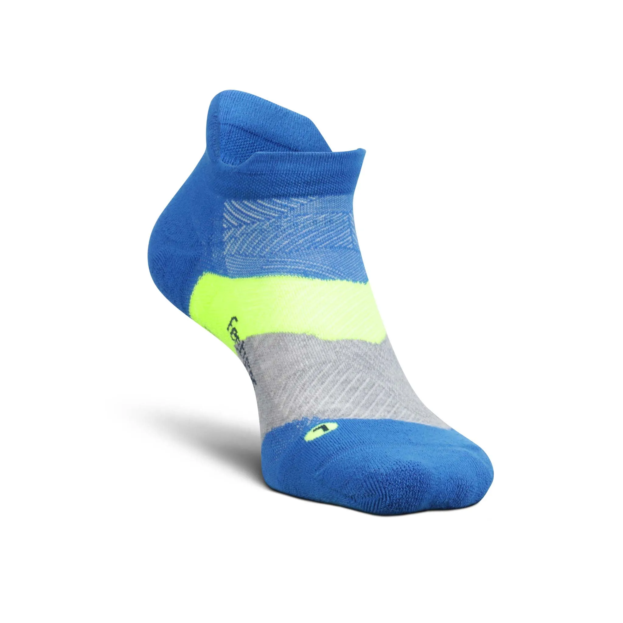 Feetures | Unisex Elite Max Cushion No Show Tab - Boulder Blue