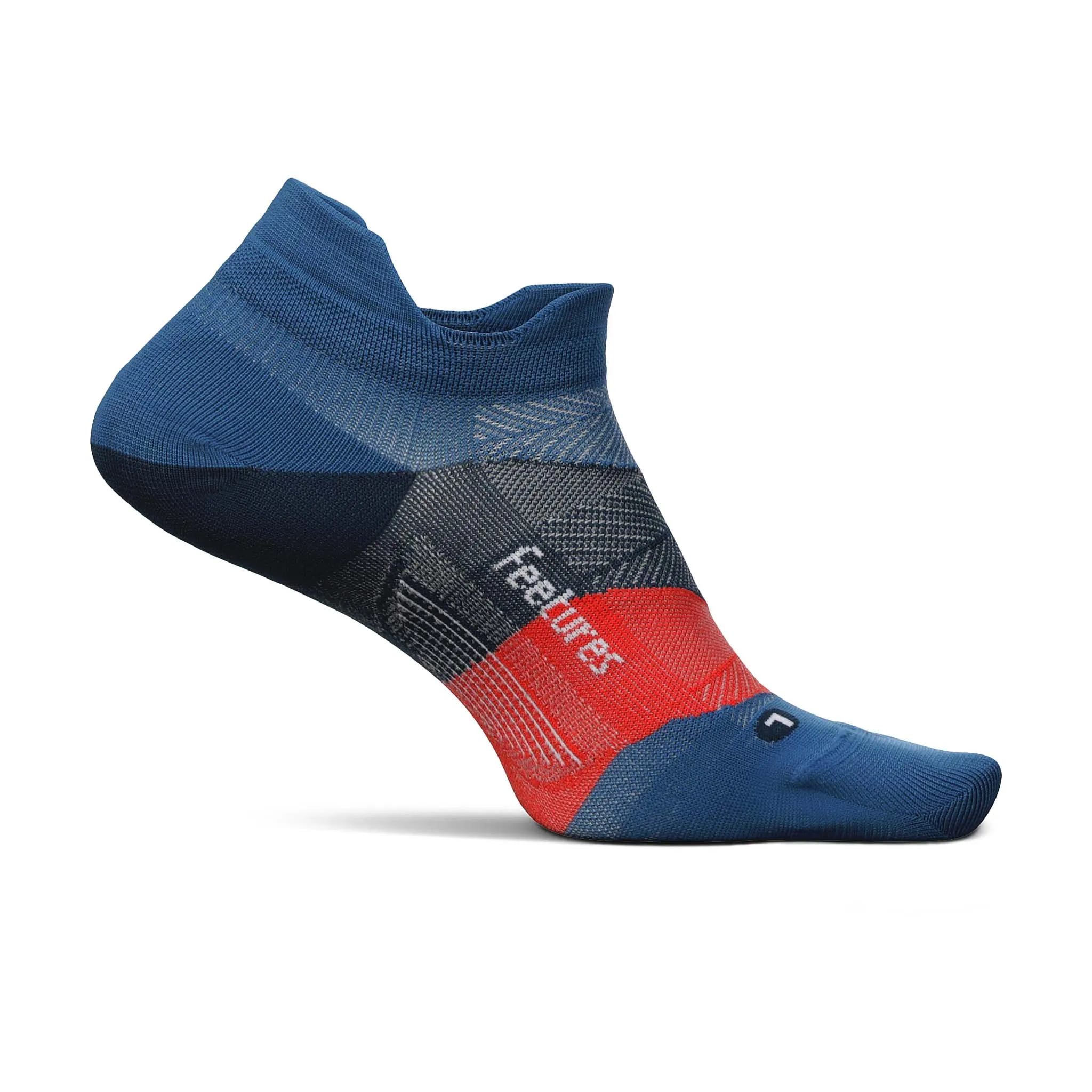 Feetures | Unisex Elite Ultra Light No Show Tab - Atmospheric Blue