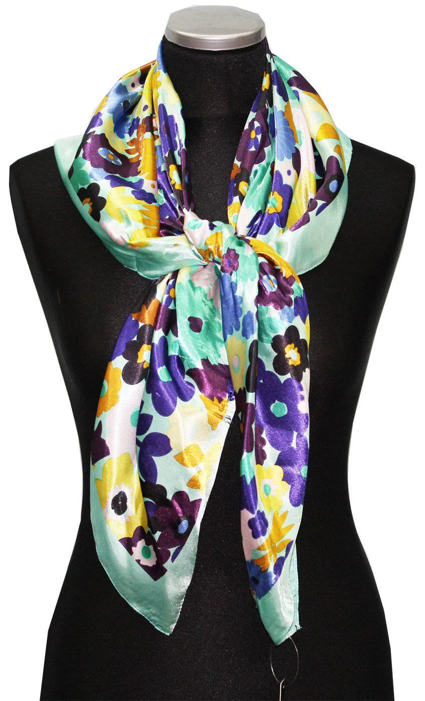 Floral Halter Top Scarf - Light Green