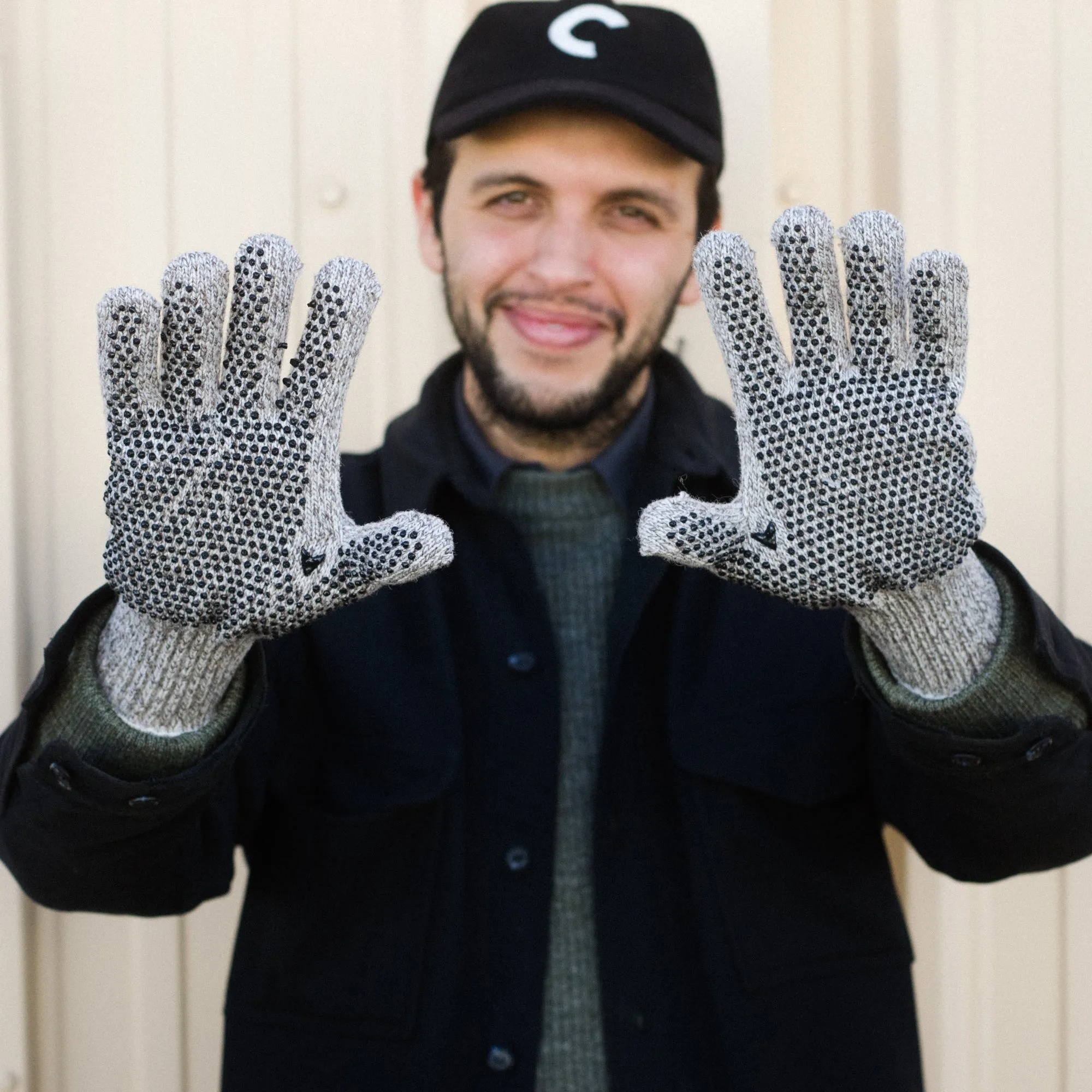 GLOVES of World CHAMPIONS (formerly "Dotty Wool Gloves"), pair