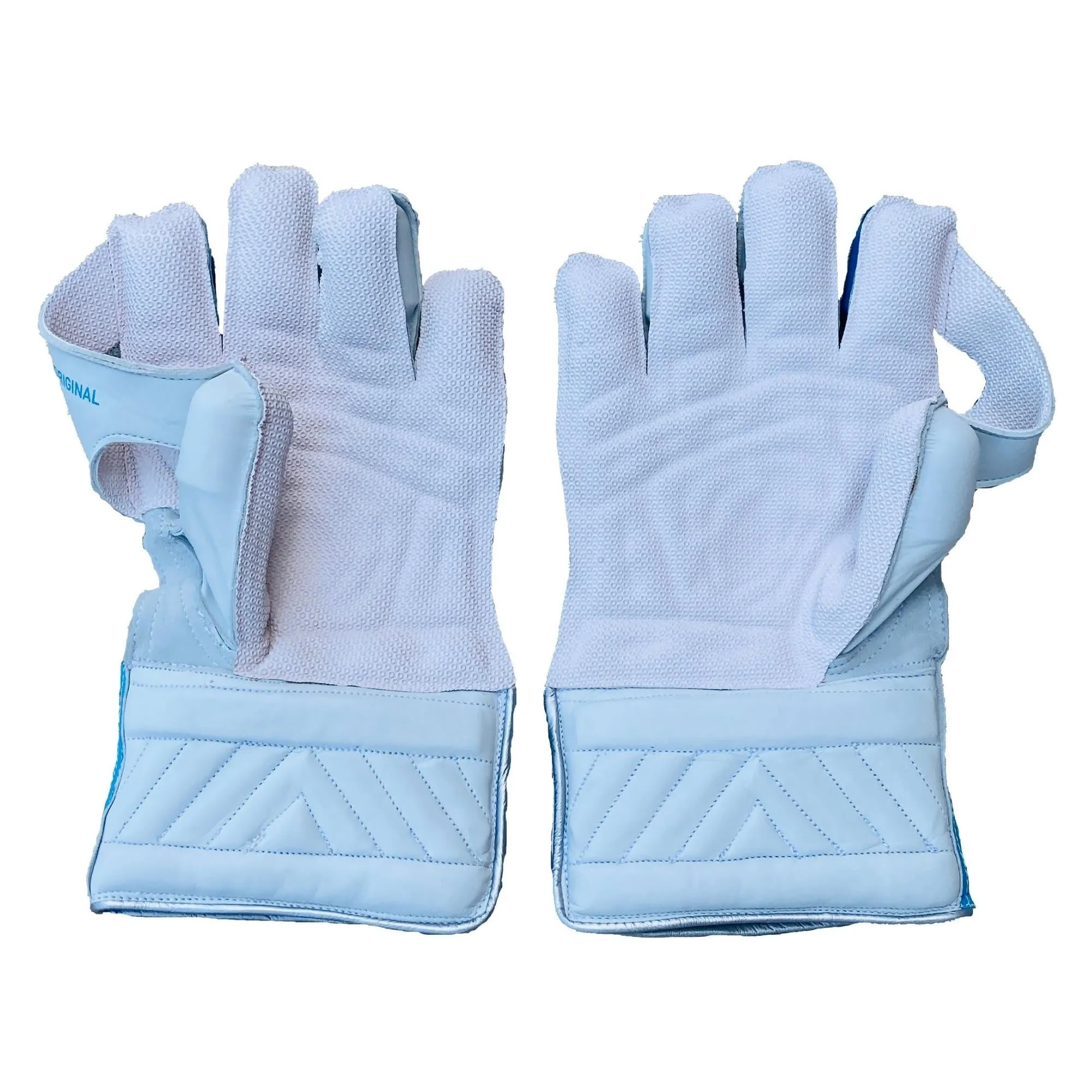 GM Wicket Keeping Gloves Original White & Blue