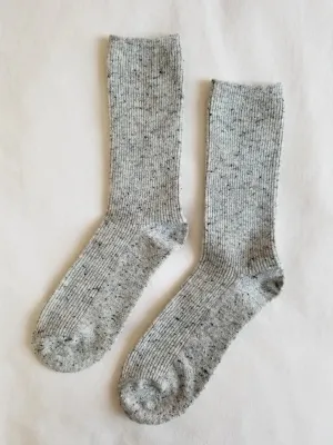 Gray Wool Winter Socks