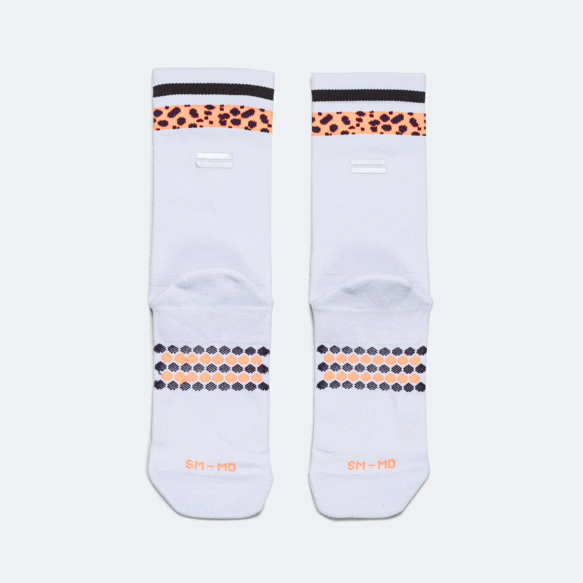 Half Crew Racing Socks - Grey/Safari/Charcoal