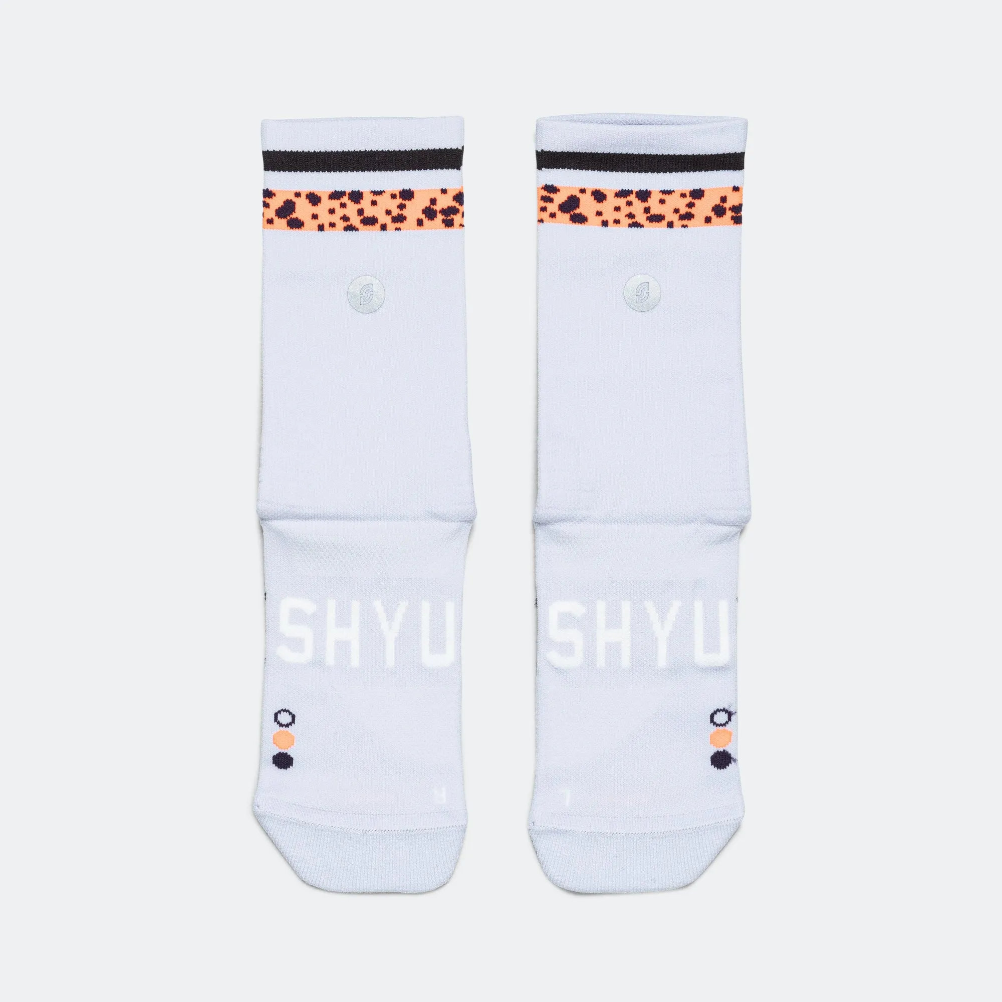 Half Crew Racing Socks - Grey/Safari/Charcoal