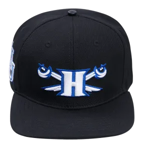 HAMPTON UNIVERSITY CLASSIC UNISEX WOOL SNAPBACK HAT (BLACK)