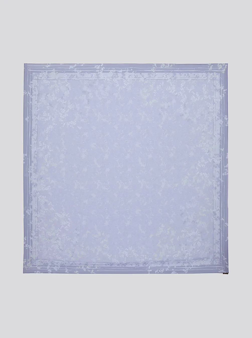 HARUNA LEAVES SIGNATURE SCARF PERIWINKLE