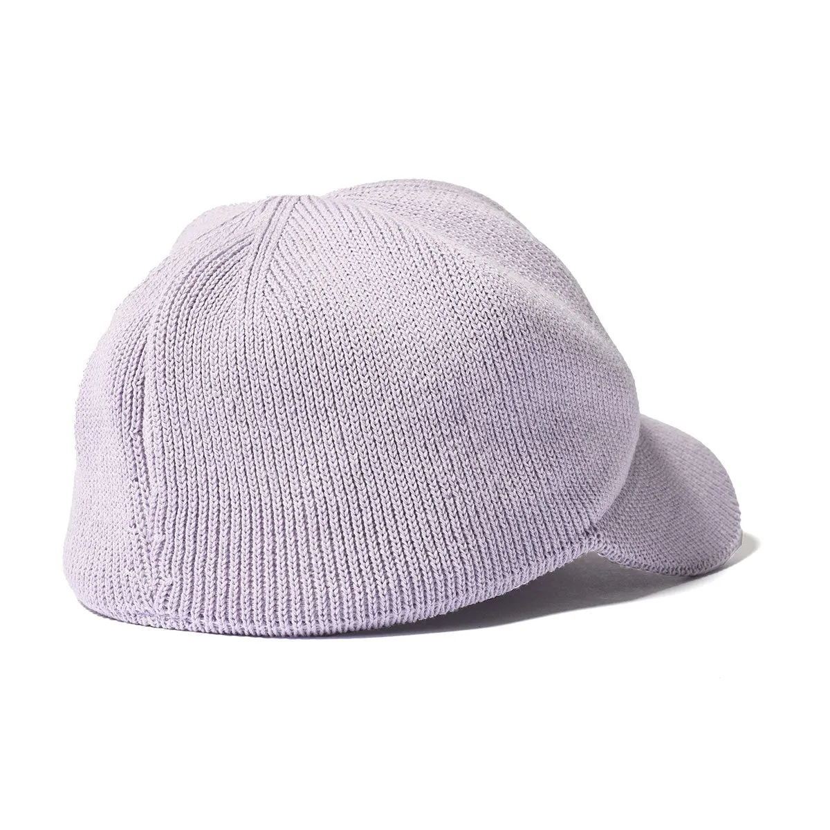 HOMEGAME - H LOGO COTTON KNIT BASEBALL CAP Lt.PURPLE【HG241414】