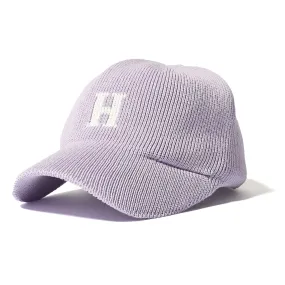 HOMEGAME - H LOGO COTTON KNIT BASEBALL CAP Lt.PURPLE【HG241414】