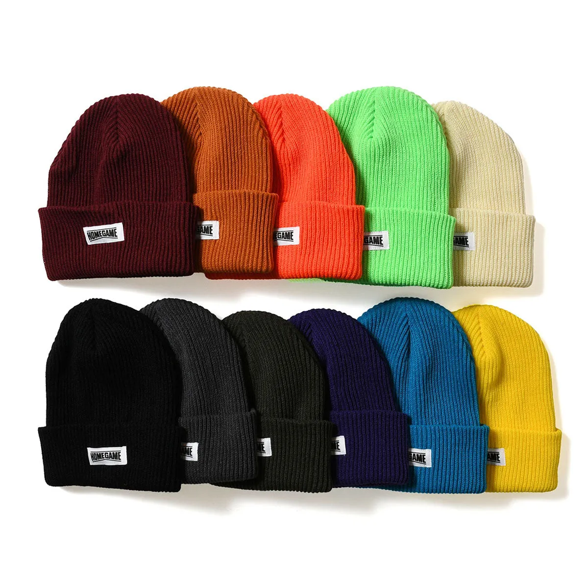 HOMEGAME - LONG BEANIE CHARCOAL【HG241402】