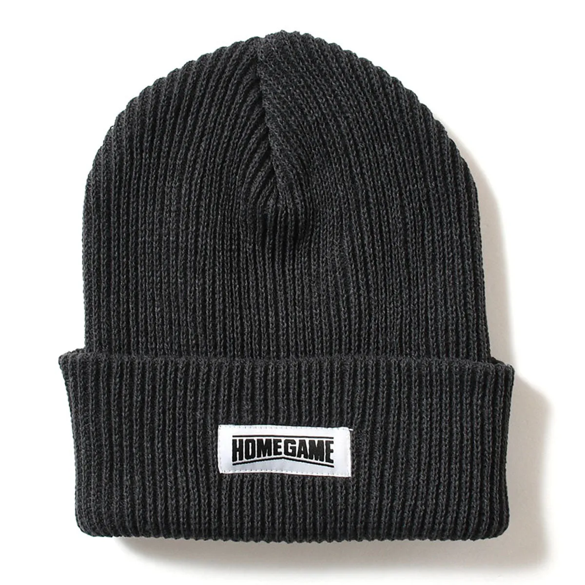 HOMEGAME - LONG BEANIE CHARCOAL【HG241402】