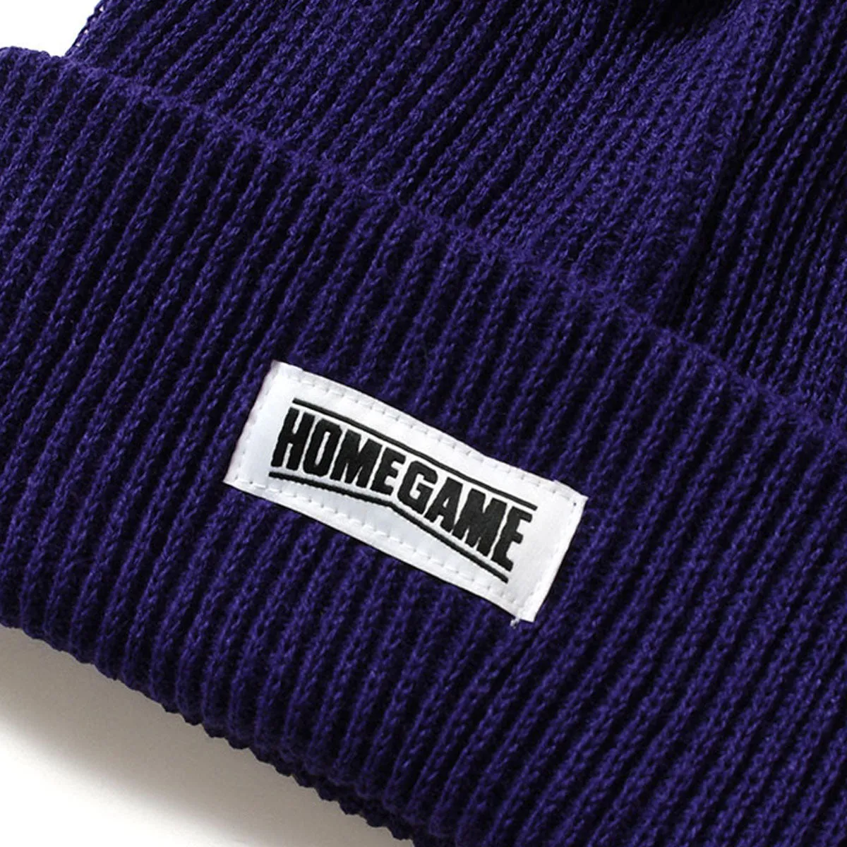 HOMEGAME - LONG BEANIE PURPLE【HG241402】