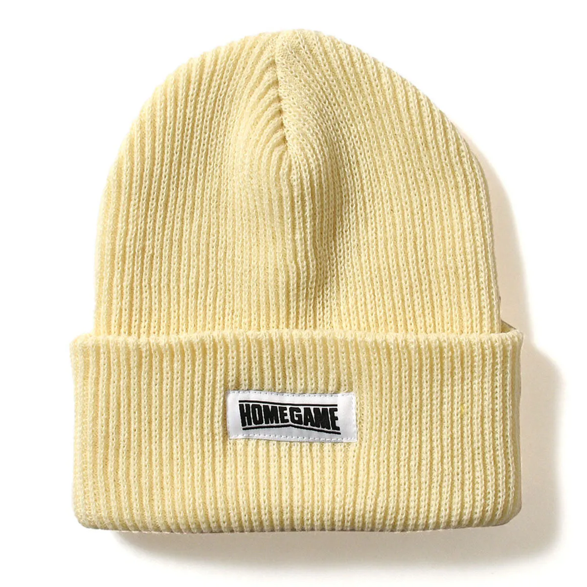 HOMEGAME - LONG BEANIE WHITE【HG241402】