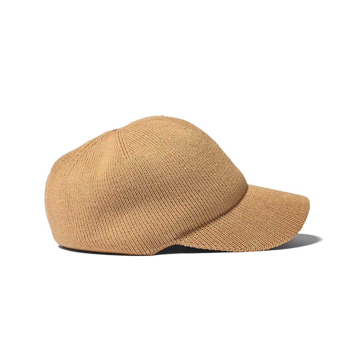 HOMEGAME - S LOGO COTTON KNIT BASEBALL CAP BEIGE【HG241418】