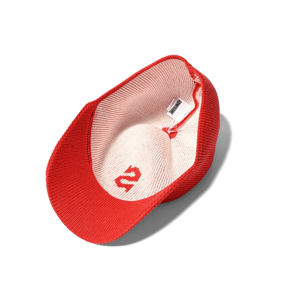 HOMEGAME - S LOGO COTTON KNIT BASEBALL CAP RED【HG241418】