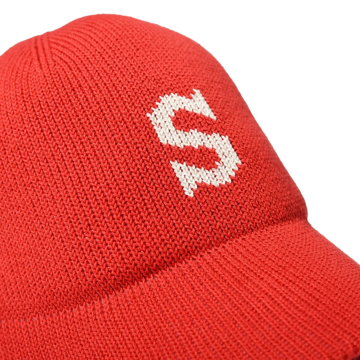 HOMEGAME - S LOGO COTTON KNIT BASEBALL CAP RED【HG241418】