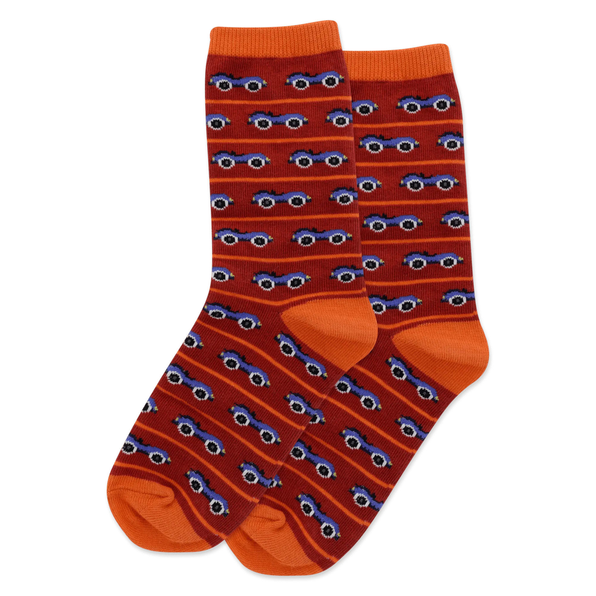 HOTSOX Kid's Race Car Crew Socks