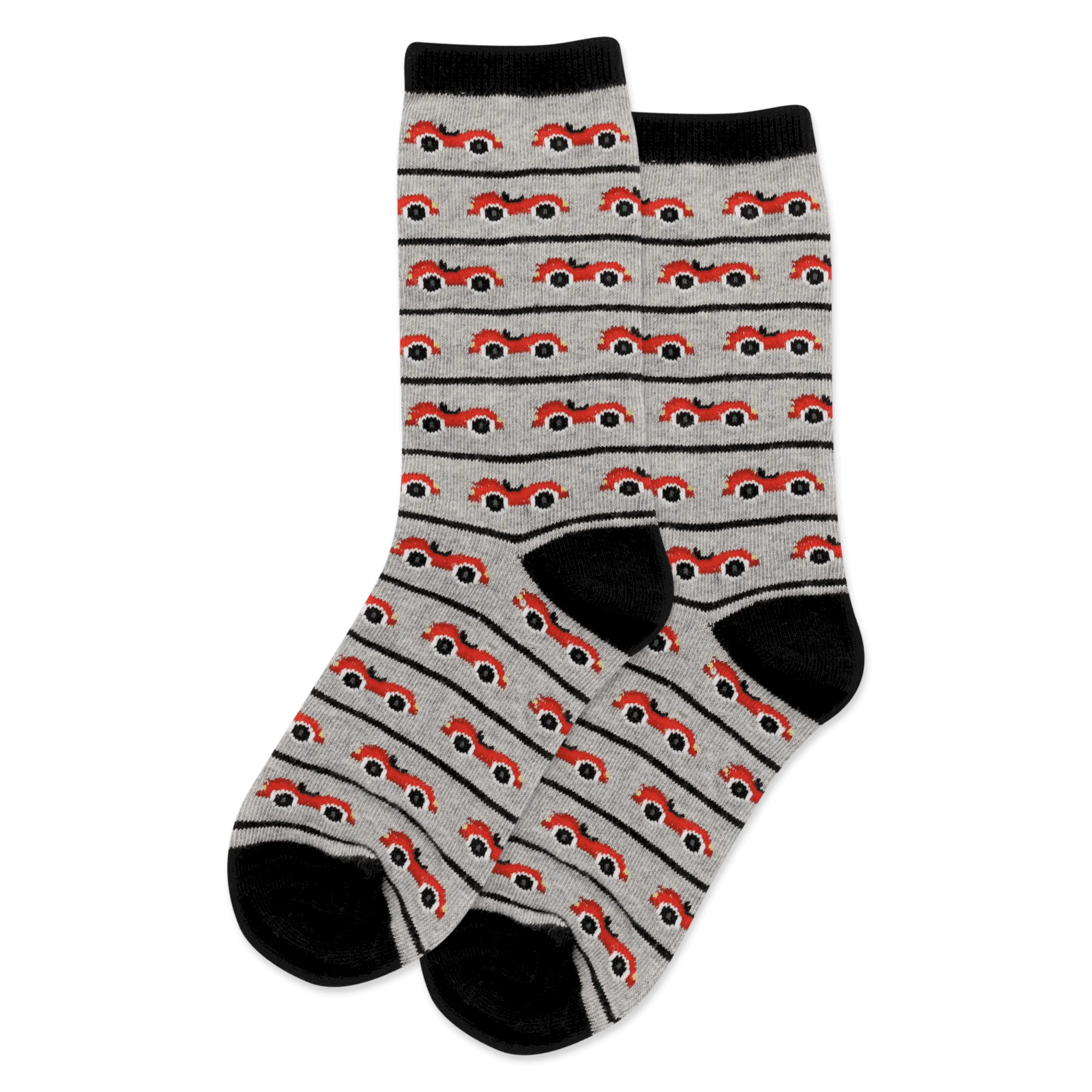 HOTSOX Kid's Race Car Crew Socks