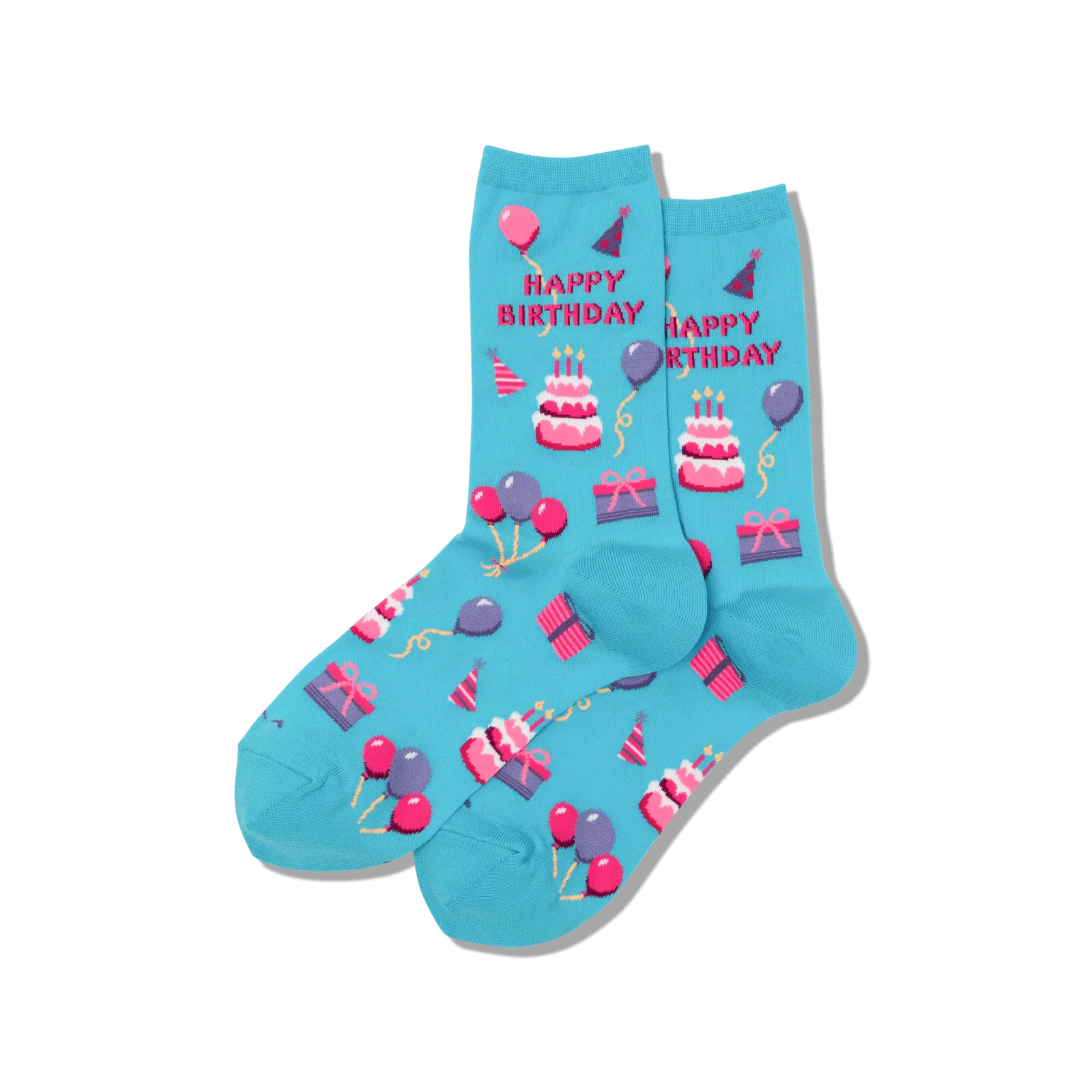 HOTSOX Women's Happy Birthday Crew Socks