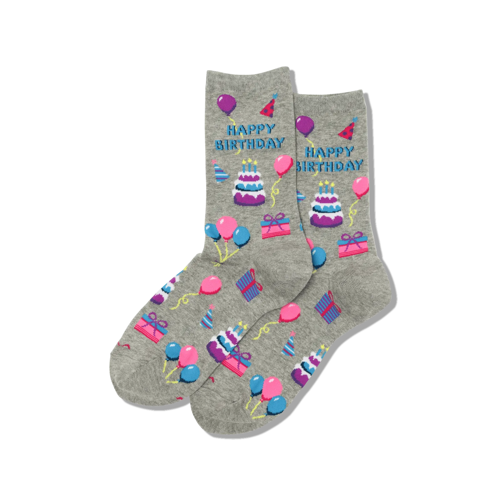 HOTSOX Women's Happy Birthday Crew Socks