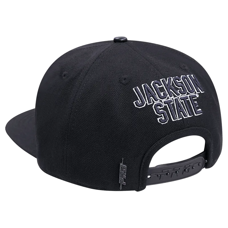 JACKSON STATE UNIVERSITY CLASSIC UNISEX WOOL SNAPBACK HAT (BLACK)