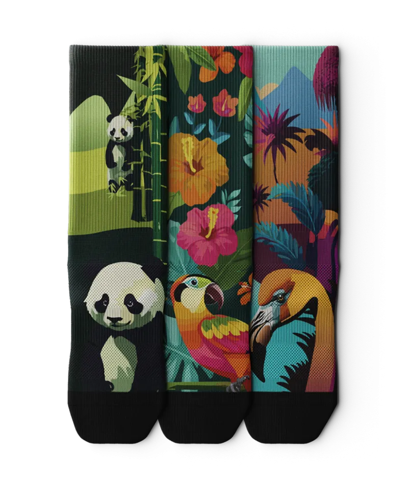 Jungle Crew 3-Pack Socks