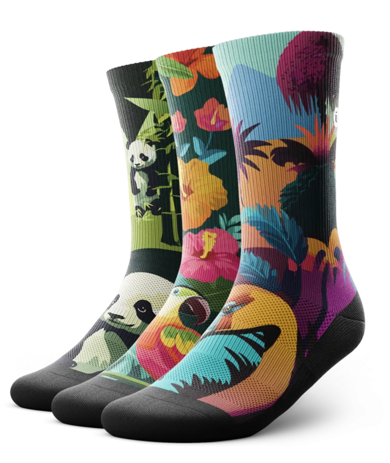 Jungle Crew 3-Pack Socks