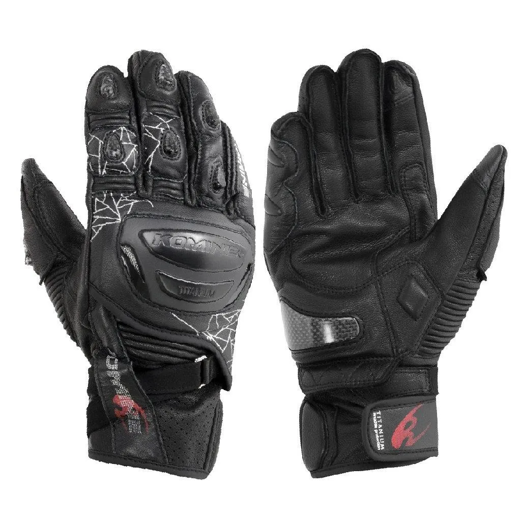 KOMINE GK-236 TITANIUM SPORTS GLOVE SHORT