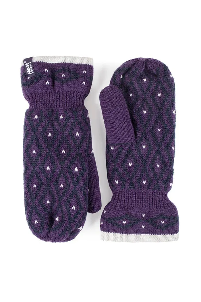 Ladies Copenhagen Mittens - Purple