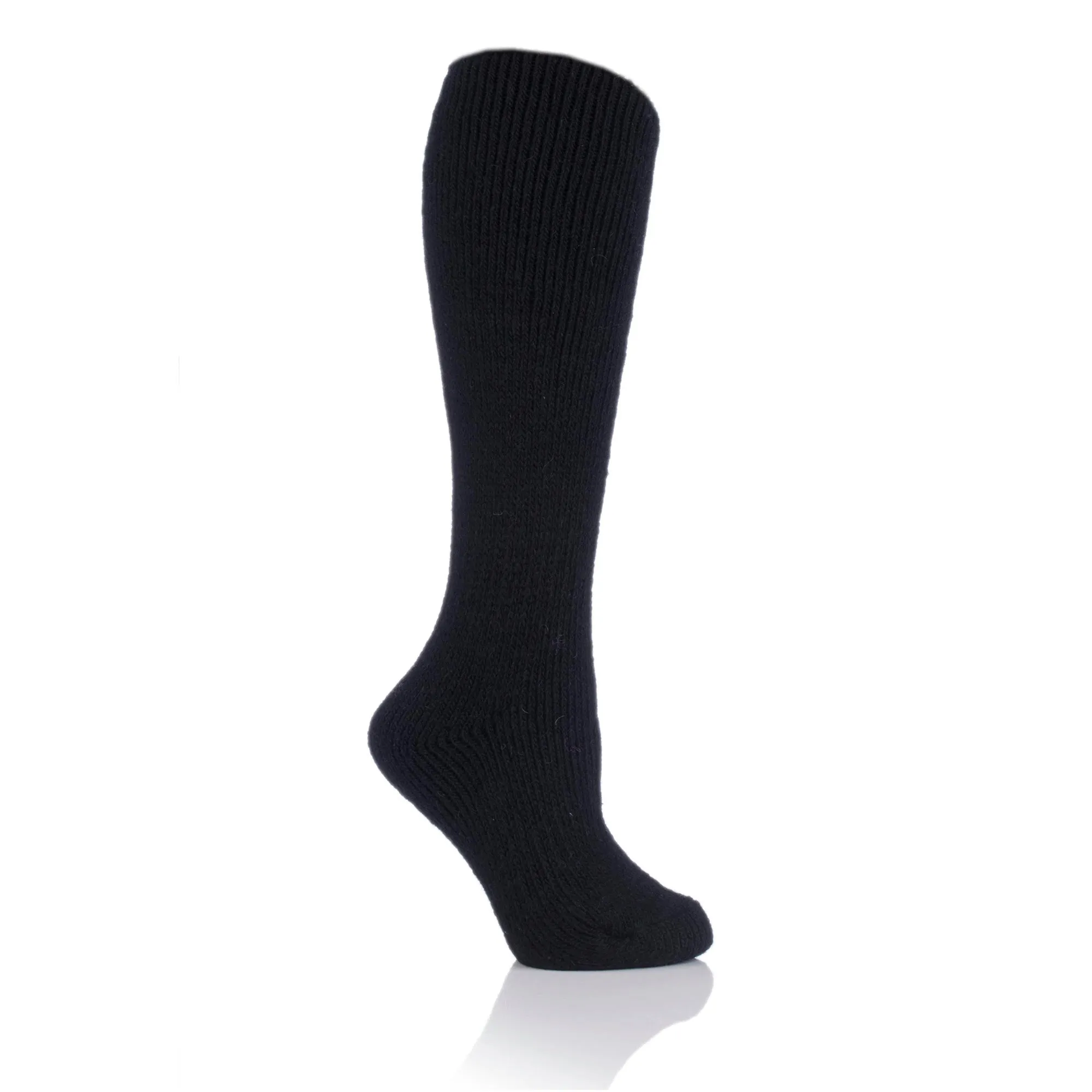 Ladies Original Long Wool Socks - Black