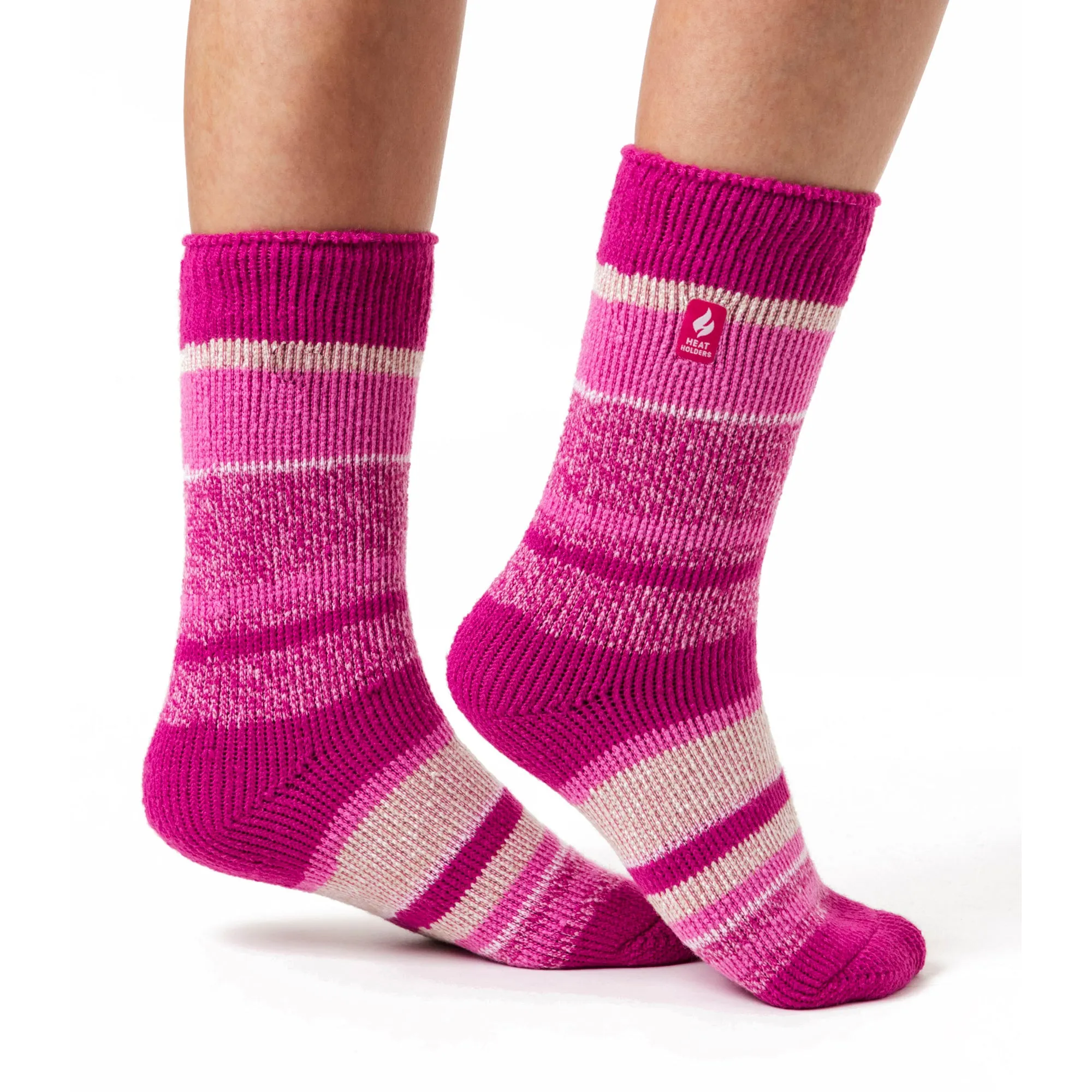 Ladies Original Provence Multi Stripe Socks - Berry